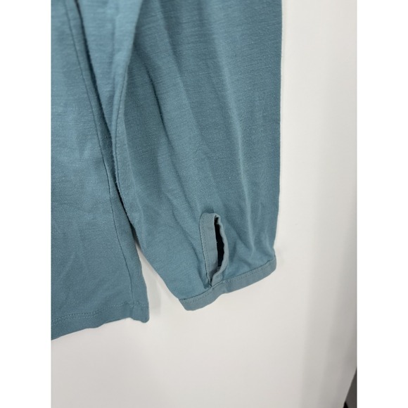Free Fly Hoodie Mens XL Blue Green Pullover Bamboo Blend Lightweight Performance - Picture 2 of 7